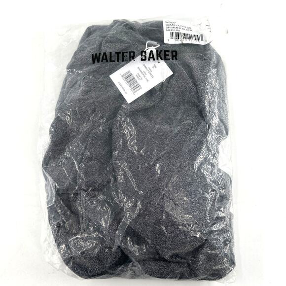 Walter Baker Women's Shimmer Black Camilla Mini Dress Size M - Picture 4 of 13